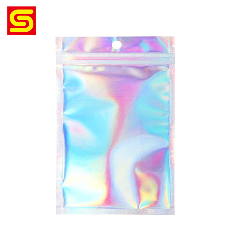 Holographic Three Side Sealed Pouch
