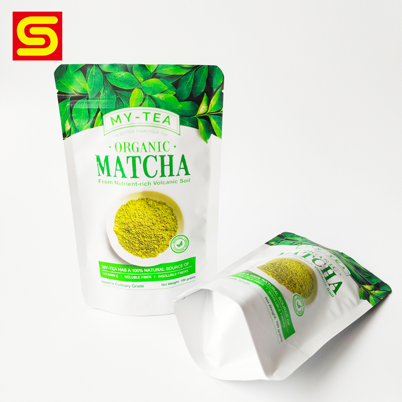 Stand Up Pouch for Tea Powder Packaging